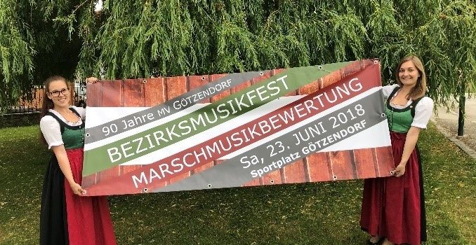 Bezirksmusikfest 2018 am 23.6.2018 in Götzendorf